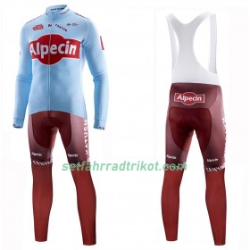 Radbekleidung Radtrikot Langarm + Lang Trägerhose 2019 Team Katusha Alpecin N001